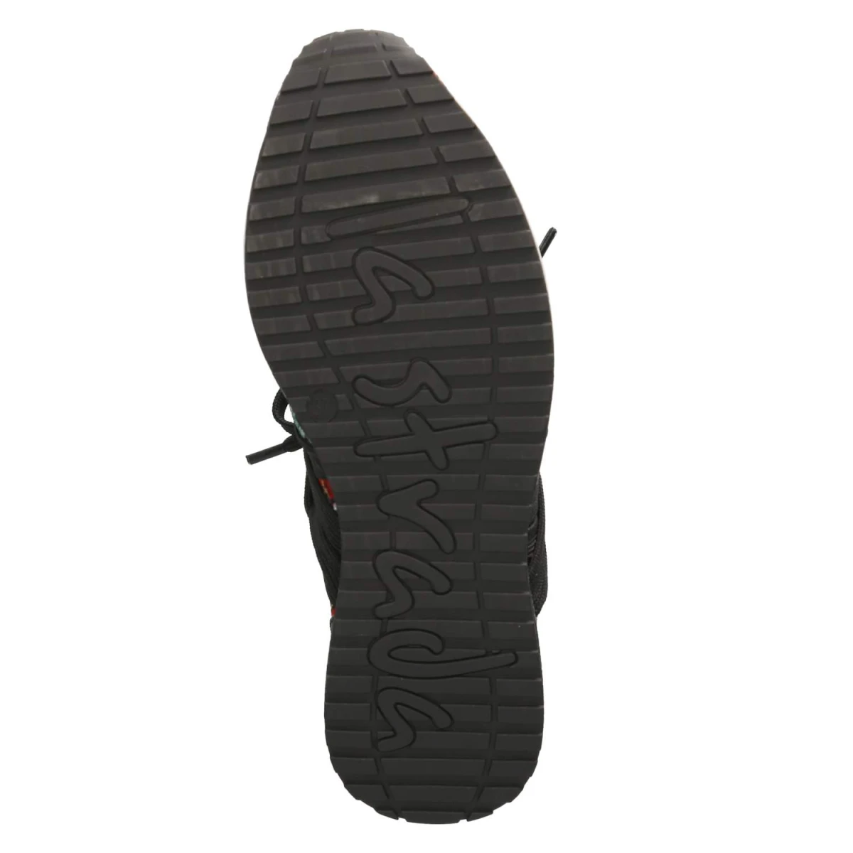 La StradaLow Sneaker - Velvet Black / Red Flower