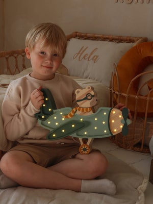 Little Lights Lampe Fly Bjørn, Khaki