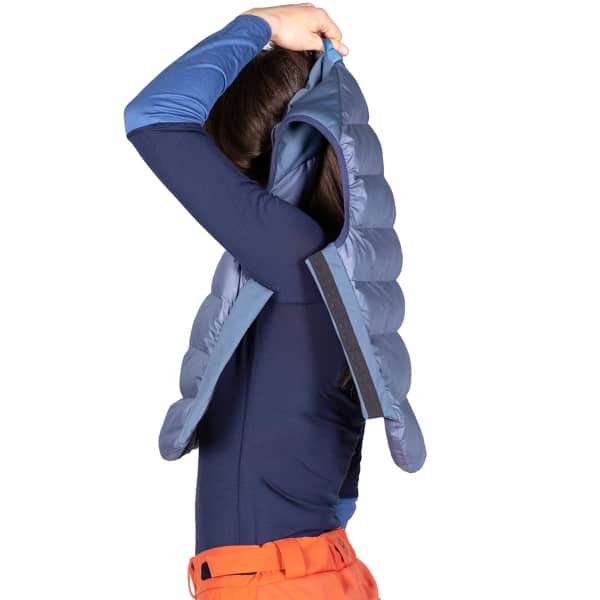 Doudoune ski de randonnée AYAQ FORNO VEST W BLUE SLATE