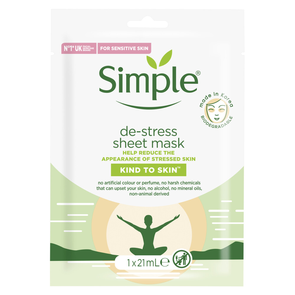 Simple Gezichtsmasker De-Stress