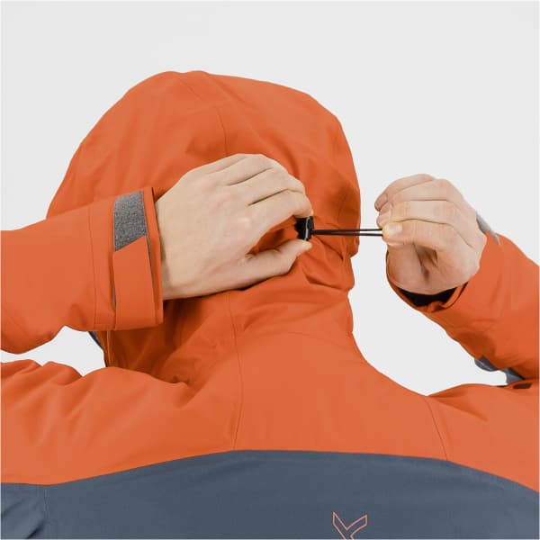 Veste ski de randonnée KARPOS STORM EVO JACKET MIDNIGHT/FIERY RED