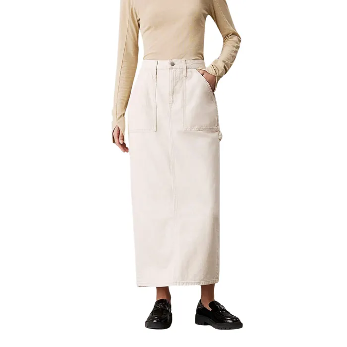 Calvin Klein Cargo Pockets Maxi Rok Dames