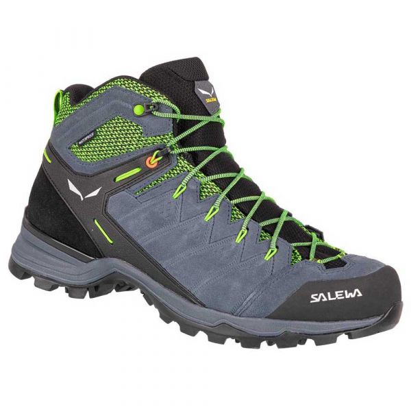 Salewa Alp Mate Mid Wp Mountaineering Boots Azul 42 1/2 Homem