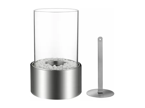 Cheminée à Bioéthanol de Table MARSIGLIA Silver D16 x H27