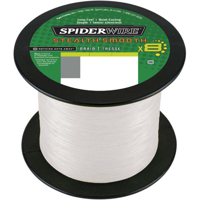 Tresse Spiderwire Stealth Smooth 8 - Translucide - 2000M