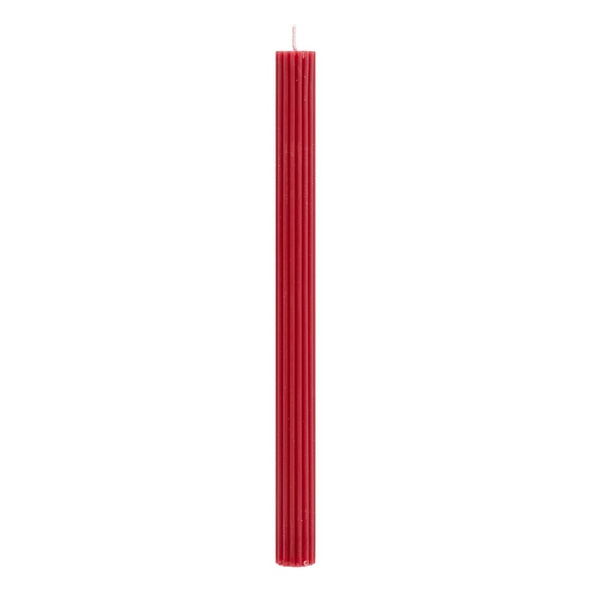 BOUGIE BATON DEMI ROUGE H.26CM
