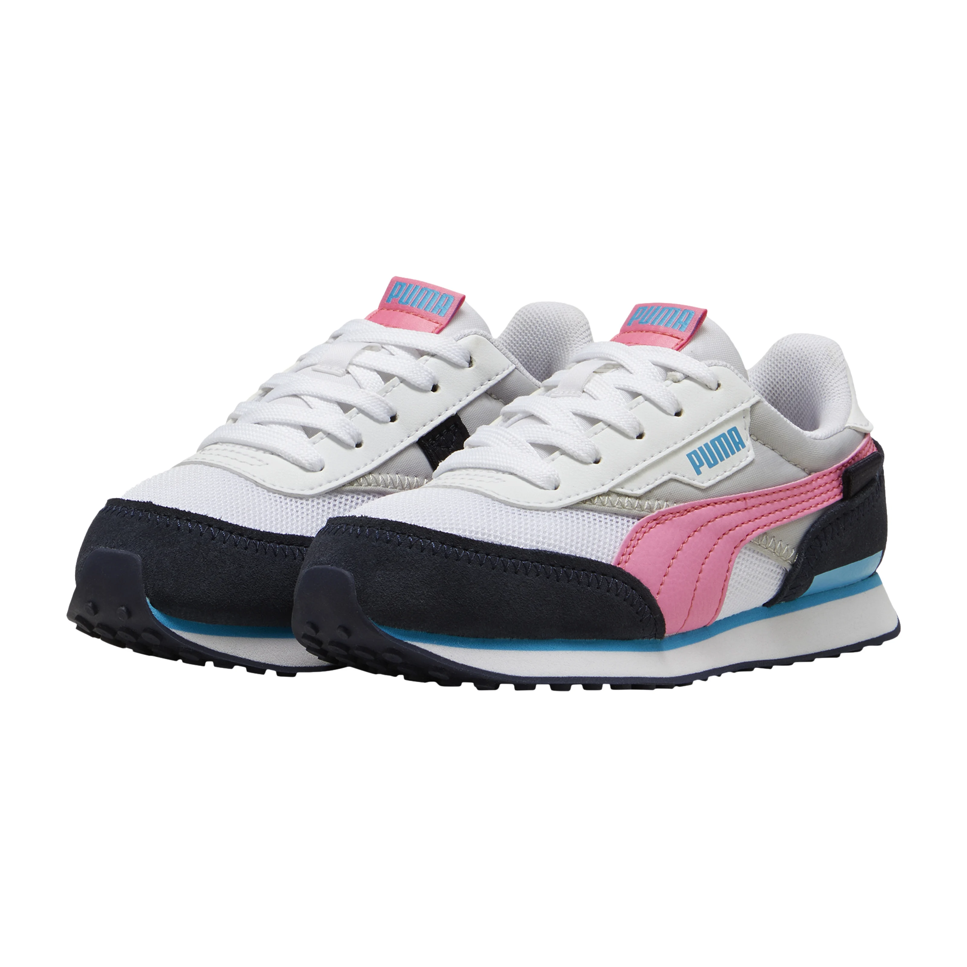 Basket cuir juniorfuture rider splash | Blanc