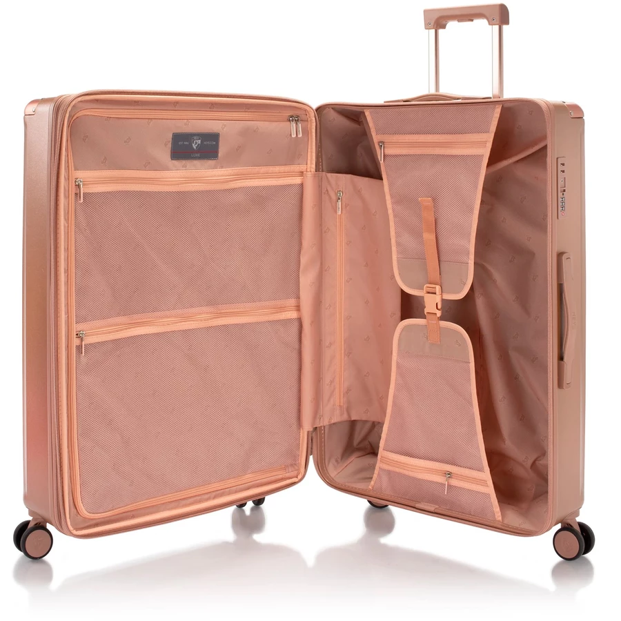 Heys Luxe - 4-Rollen-Trolley L 76 cm erw. rose gold