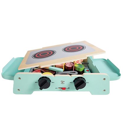 Hape Spiellebensmittel m. Ton/Licht - Holz - brutzelnde Griddle
