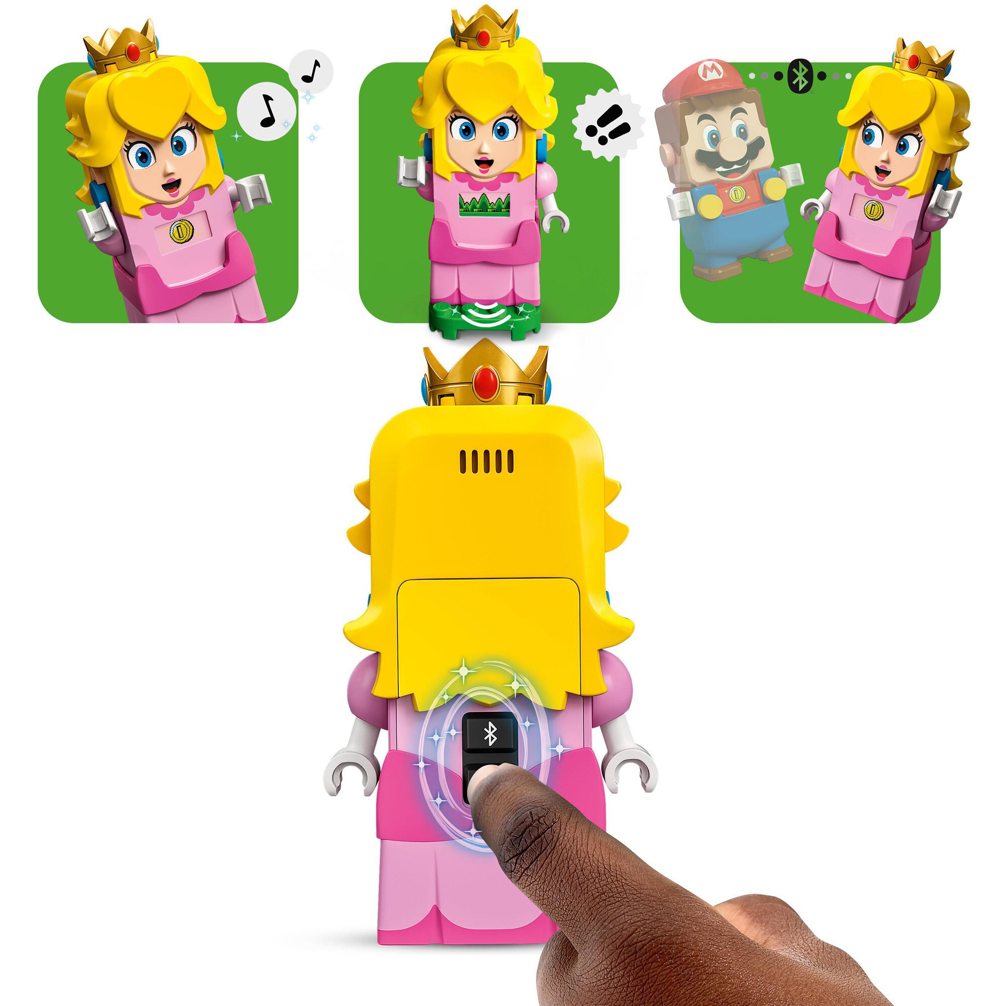 LEGO Konstruktionsspielzeug Super Mario Abenteuer mit Peach – Starterset