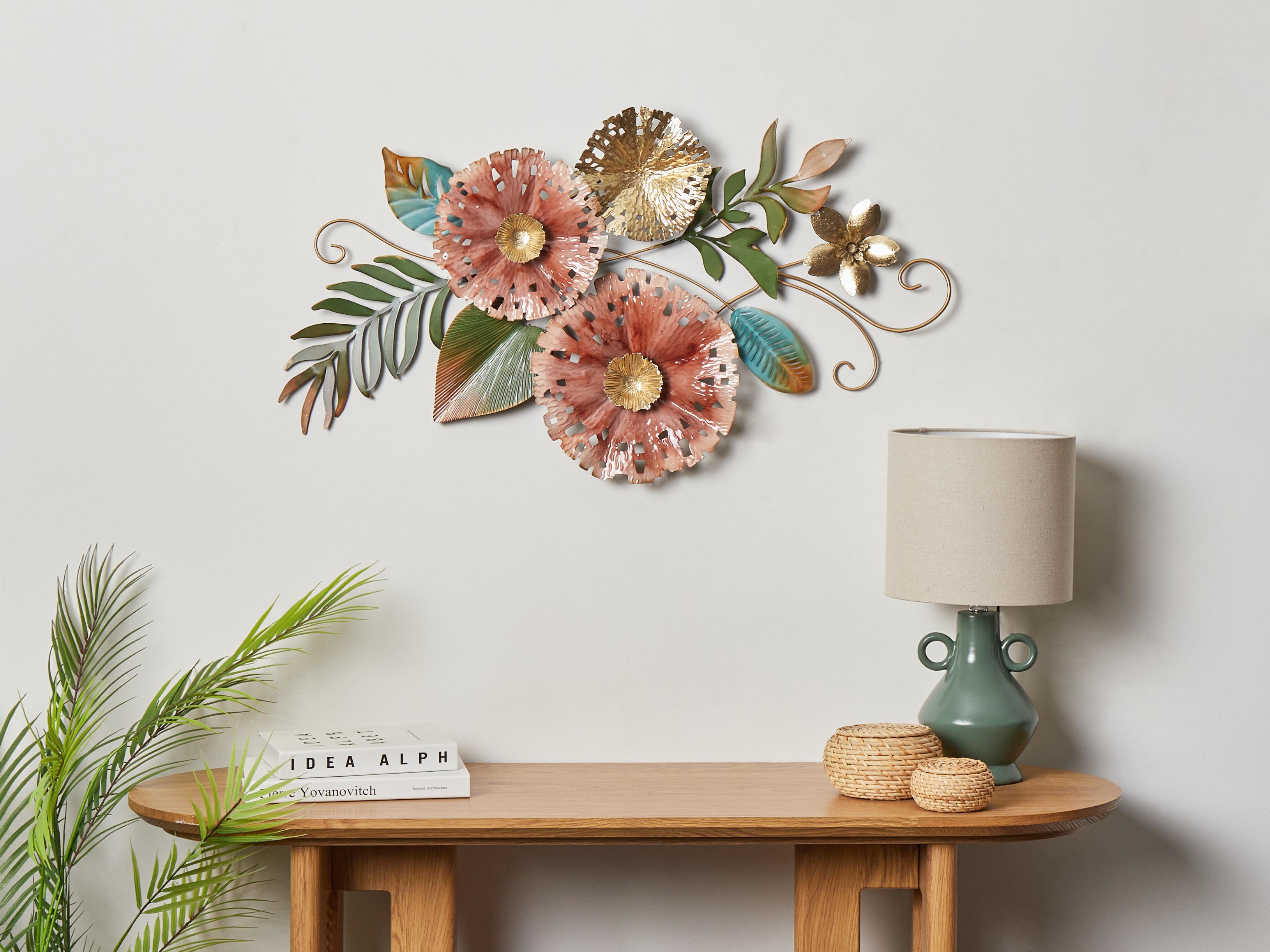 Wanddecoratie Bloem TECHNETIUM 50 cm Meerkleurig