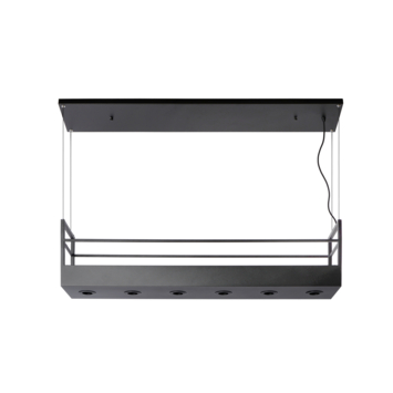 Lucide hanglamp Miravelle 6x35W zwart