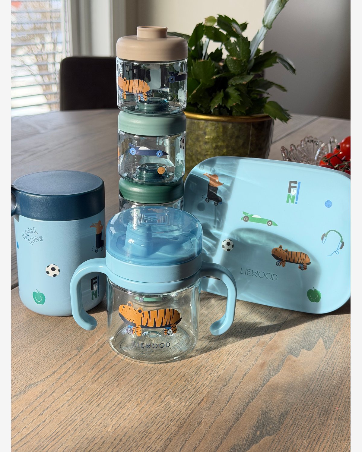 Matoppbevaring Babymat, 4pk – Tritan | Dominique
