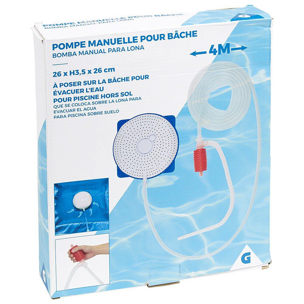 Pompe à eau manuelle pour bâche