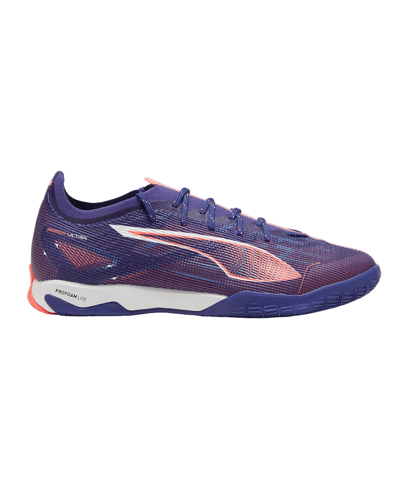 PUMA ULTRA 5 Pro Court IN Formula Lila Weiss F01