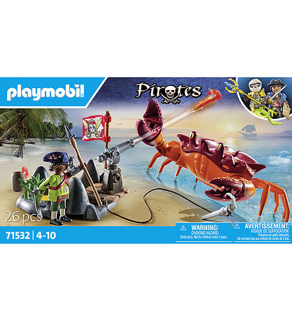Playmobil Pirates - Der Kampf gegen die Riesenkrabbe - 71532 - 2