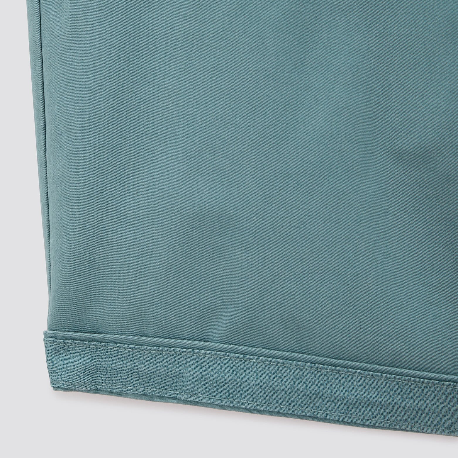 Bermuda chino uni avec ceinture Bleu clair