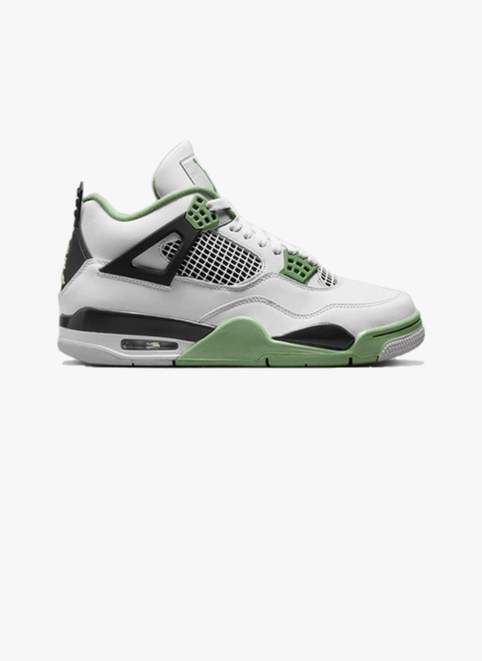 AIR JORDAN 4 - Basket basses en cuir | Blanc