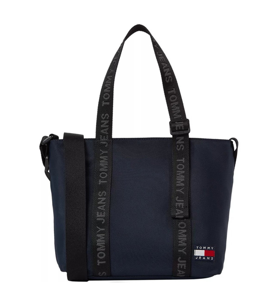 Bolsa tote essencial Tommy Jeans com detalhe azul-marinho