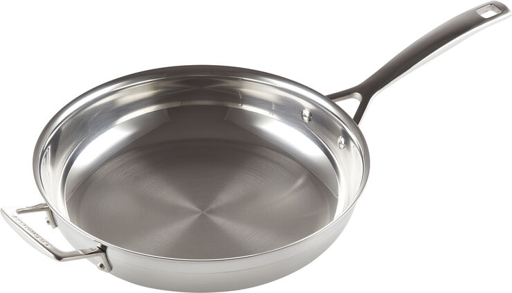 Le Creuset 3-PLY Stegepande u/belægning 28cm Silver