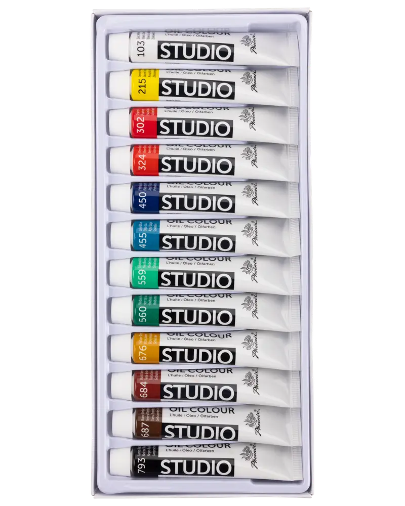 Oliefarvesæt - 12 ml