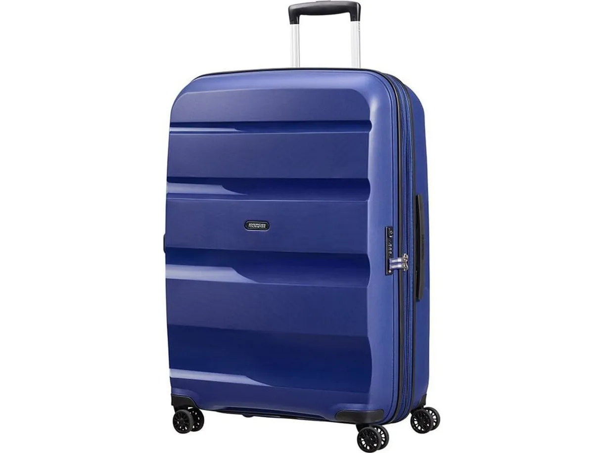 American Tourister BON AIR DLX, Trolley, Hård skal, Marineblå, Midnight Navy, Stor, Polypropylen (PP)