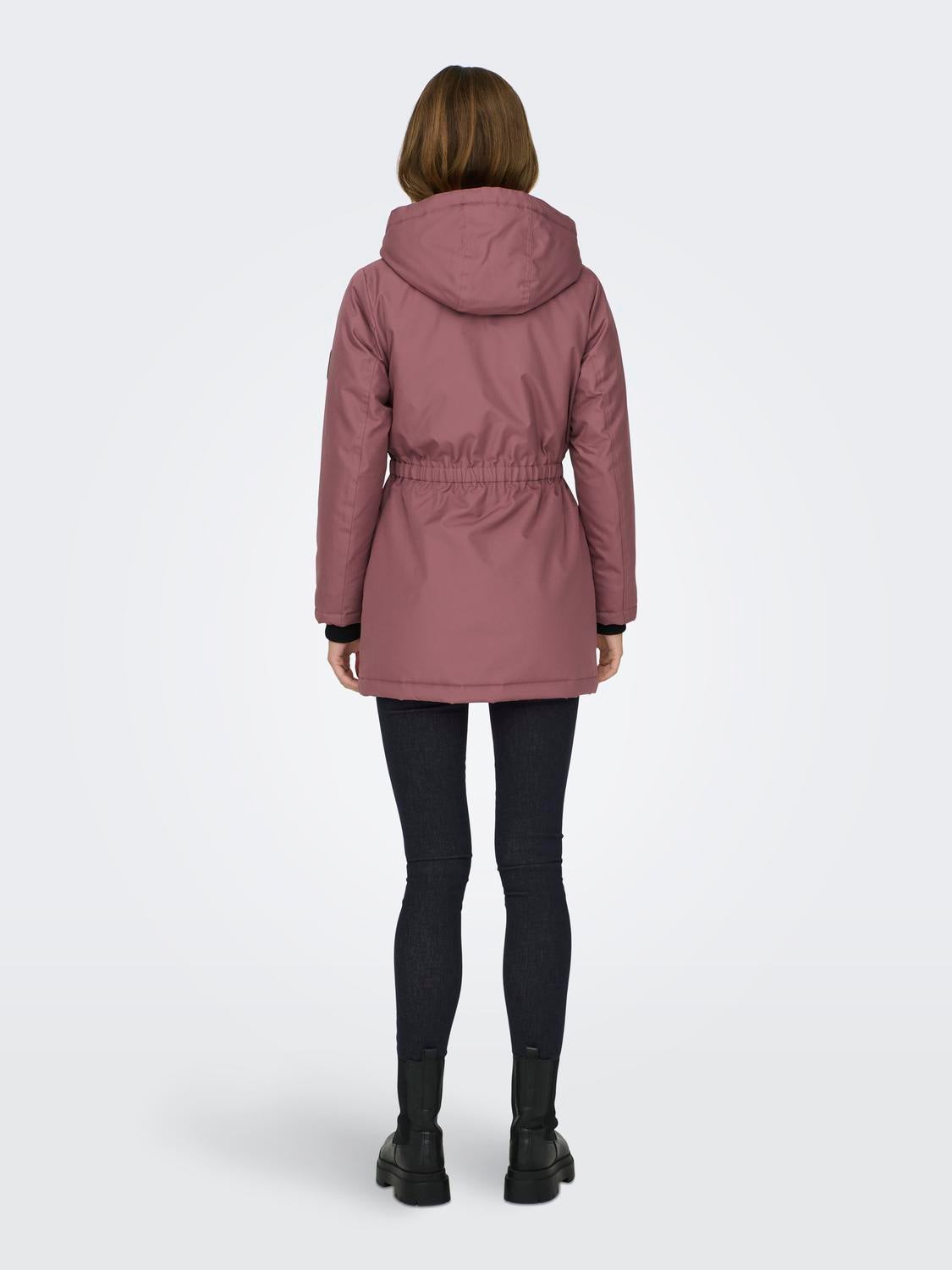 ONLMIE Langer Parka Rose Brown