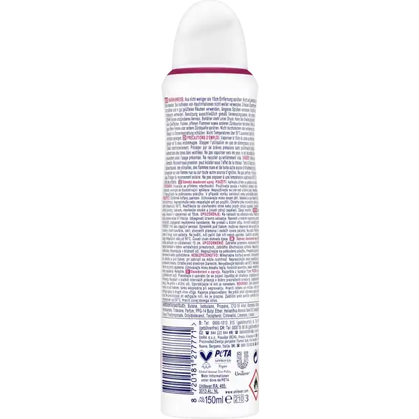 Deospray mit Zink-Komplex & Rosenduft
