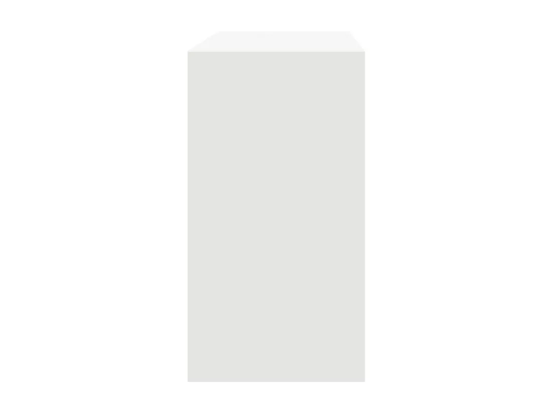 Table console Blanc 89x41x76,5 cm Acier