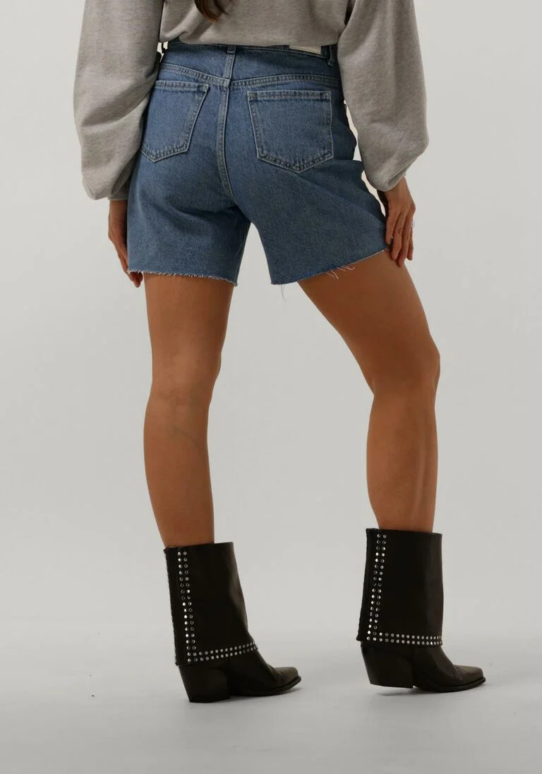 ALIX THE LABEL blauwe alix the label  ladies woven short