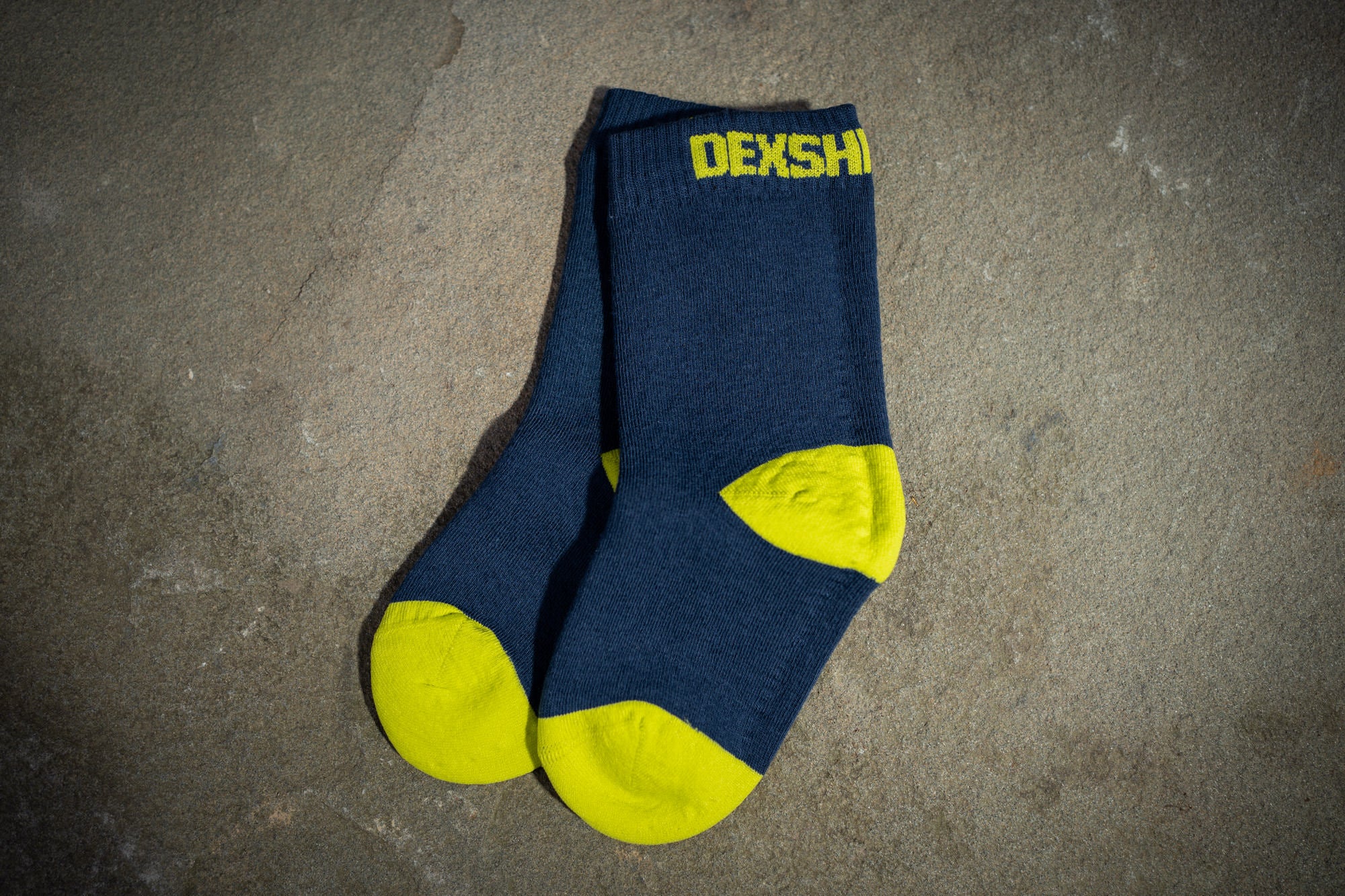 Membransocke Dexshell Kids navy / lime