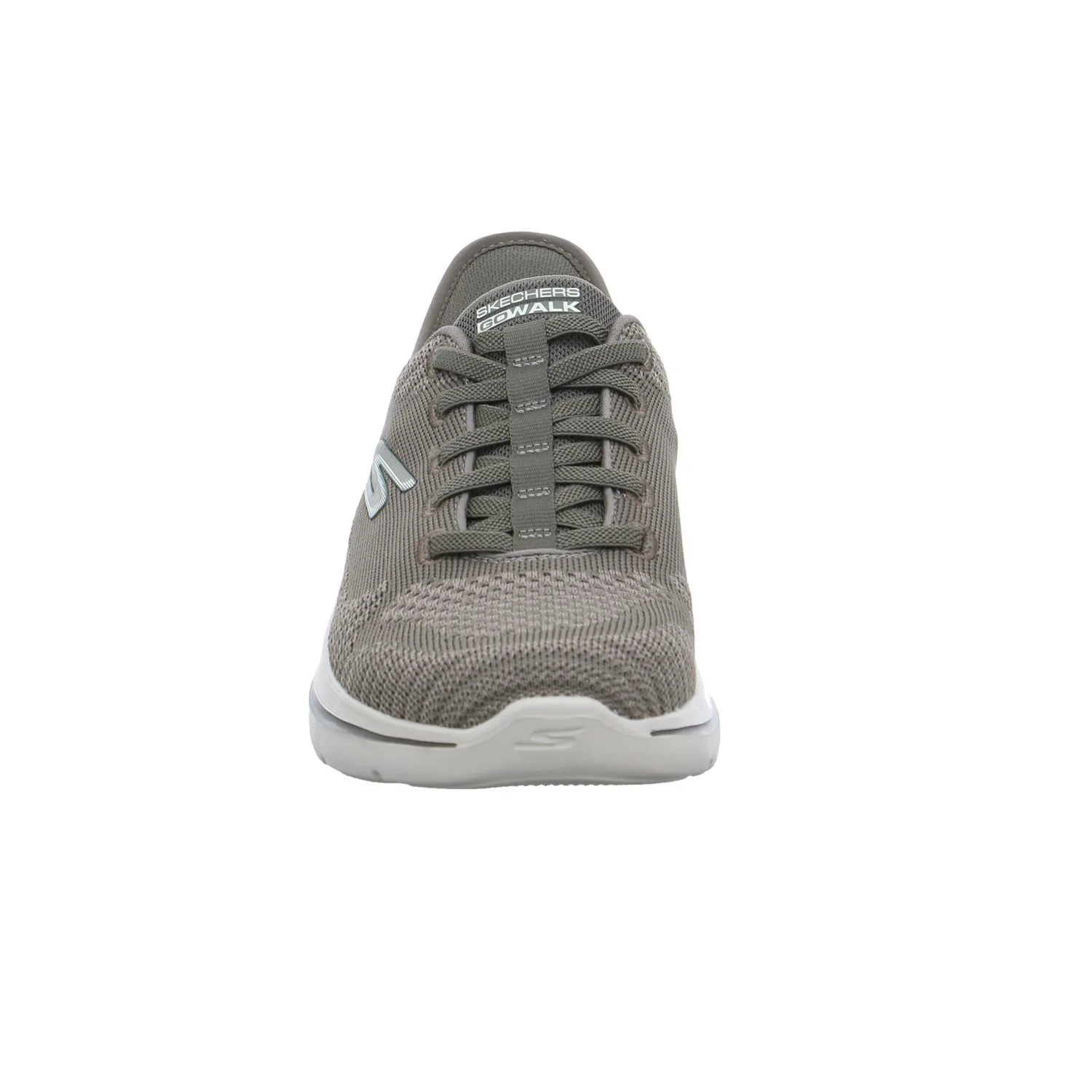 SKECHERS Halbschuhe Sneaker Stoff Olive Synthetik