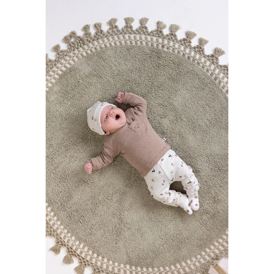 Feetje Langarmshirt Little Forest Friends Taupe Melange
