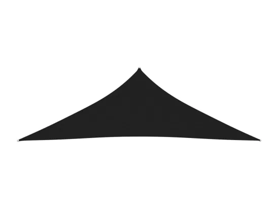 Voile de parasol tissu oxford triangulaire 2,5x2,5x3,5 m noir