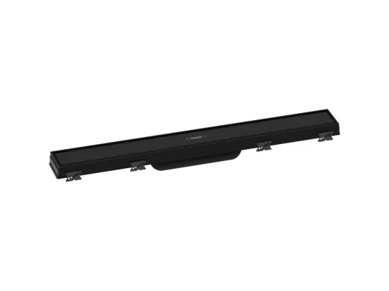 Caniveau de douche 60 cm HANSGROHE RainDrain Match noir mat