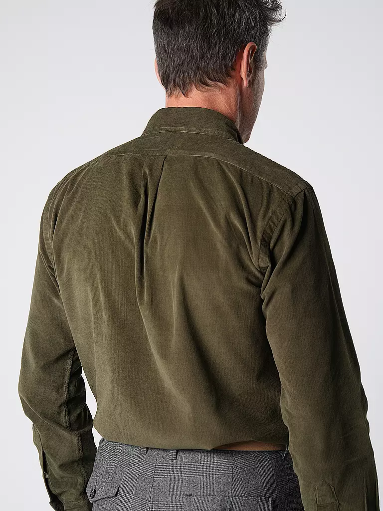 POLO RALPH LAUREN Hemd Custom Fit olive
