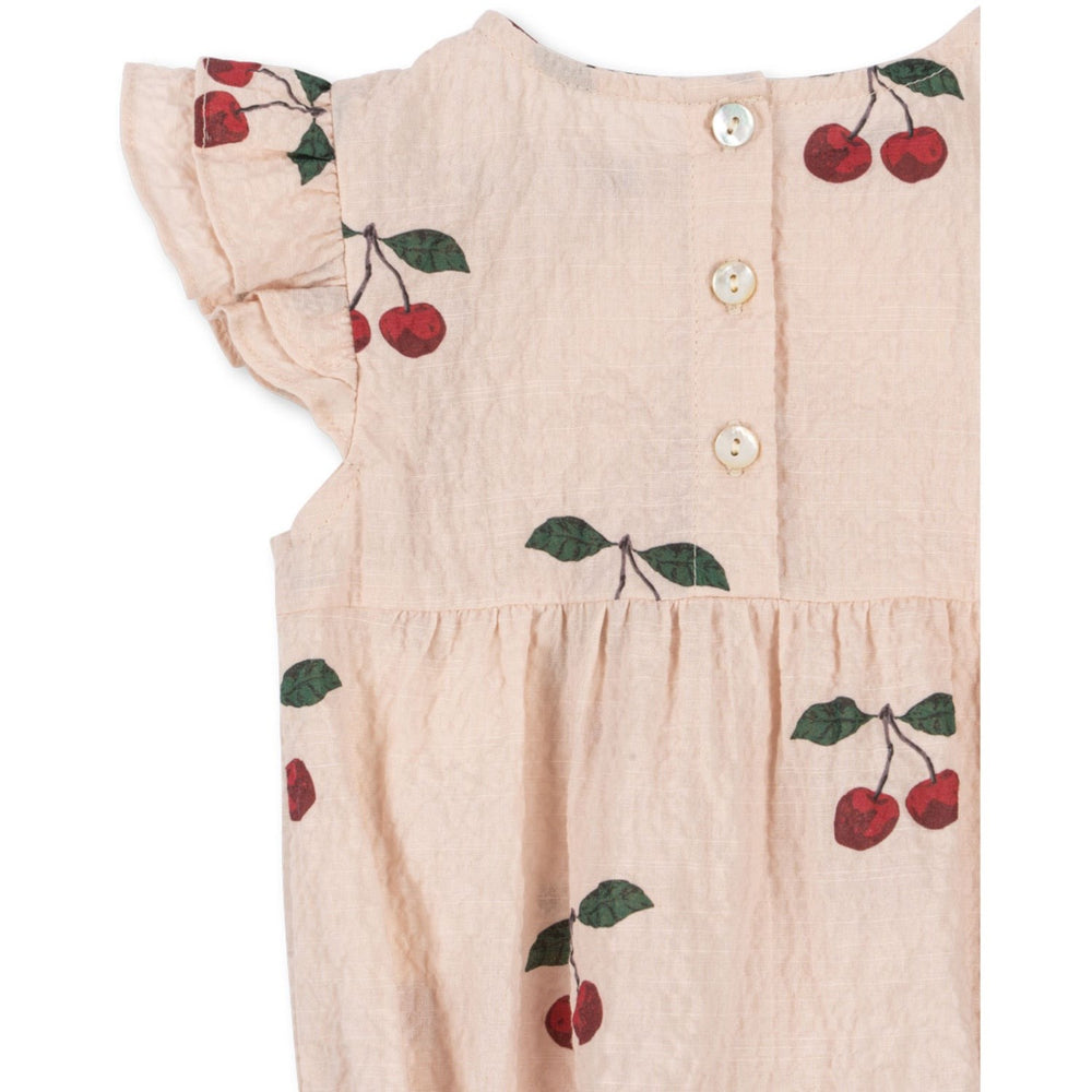 Køb Konges Sløjd Ma Grande Cerise Pink Elin Romper GOTS