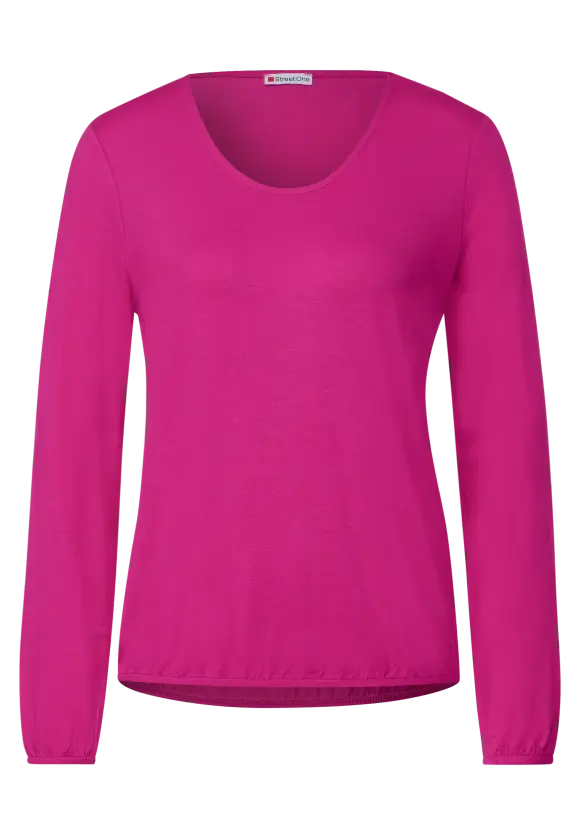 Rundhals Langarmshirt - smell of rose