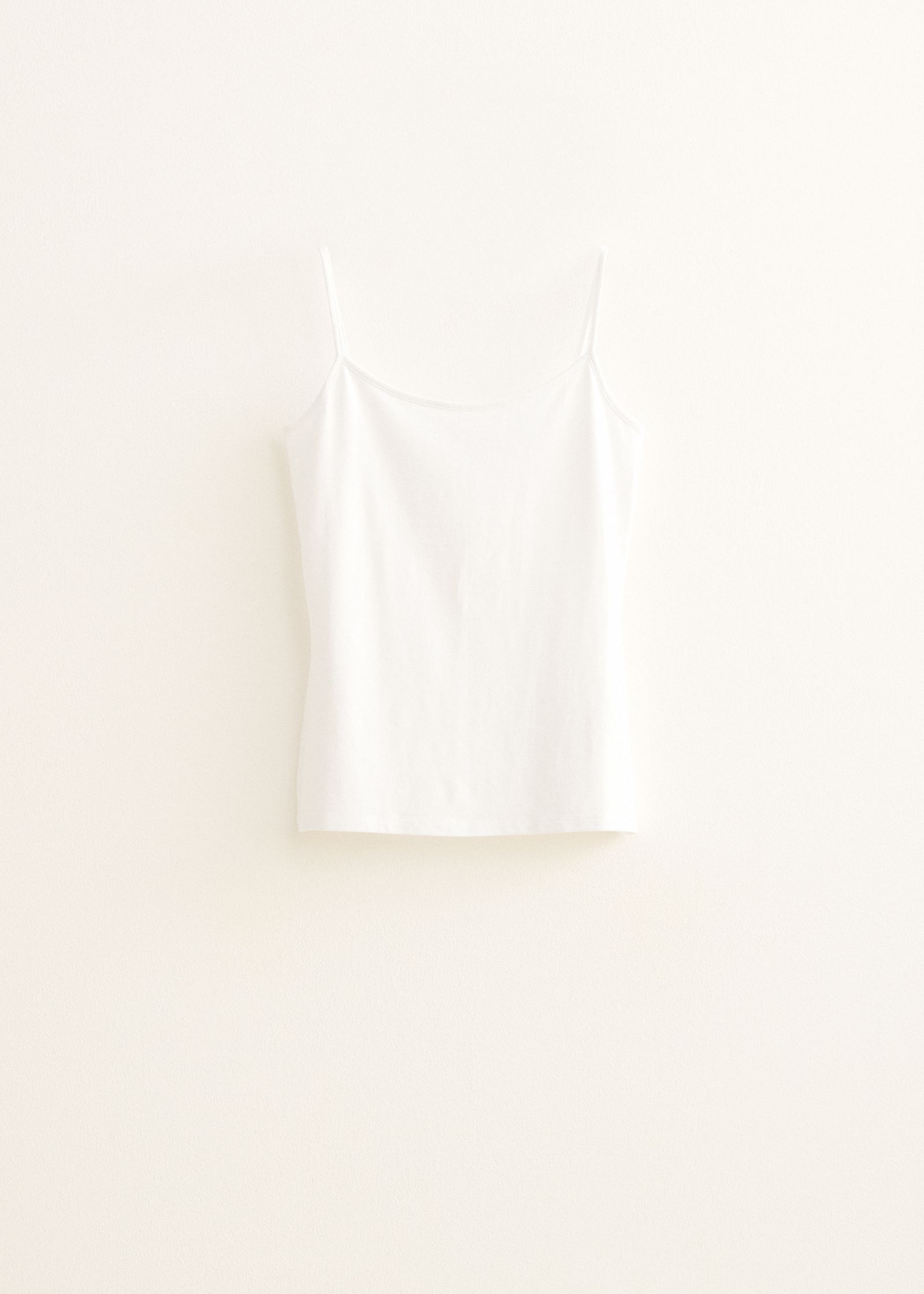 Singlet met spaghettibandjes