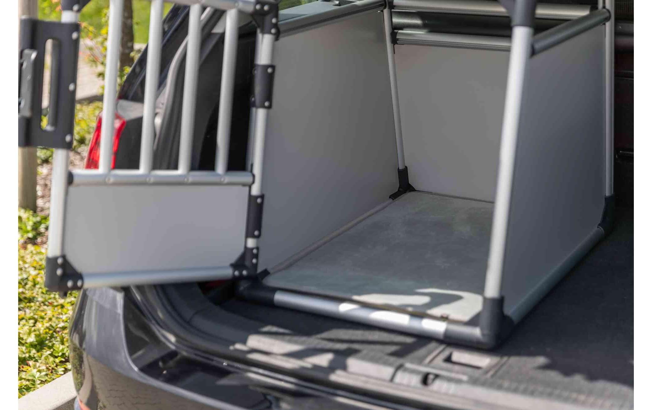 Transportbox  Aluminium S<br>Transportbox, Schwarz/Silber
