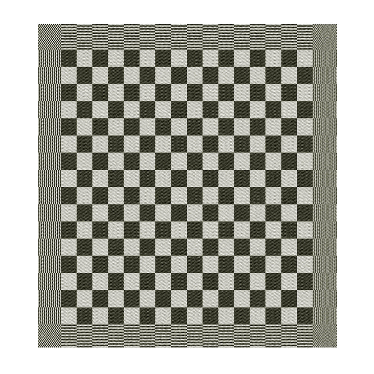 DDDDD theedoek Barbeque - 60x65 cm - Set van 6 - Zwart