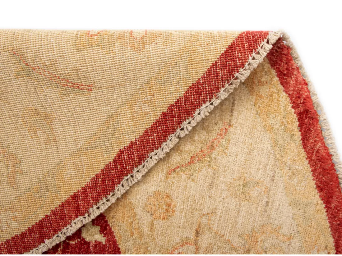 Tapis de laine 200x199 rouge Kaizar