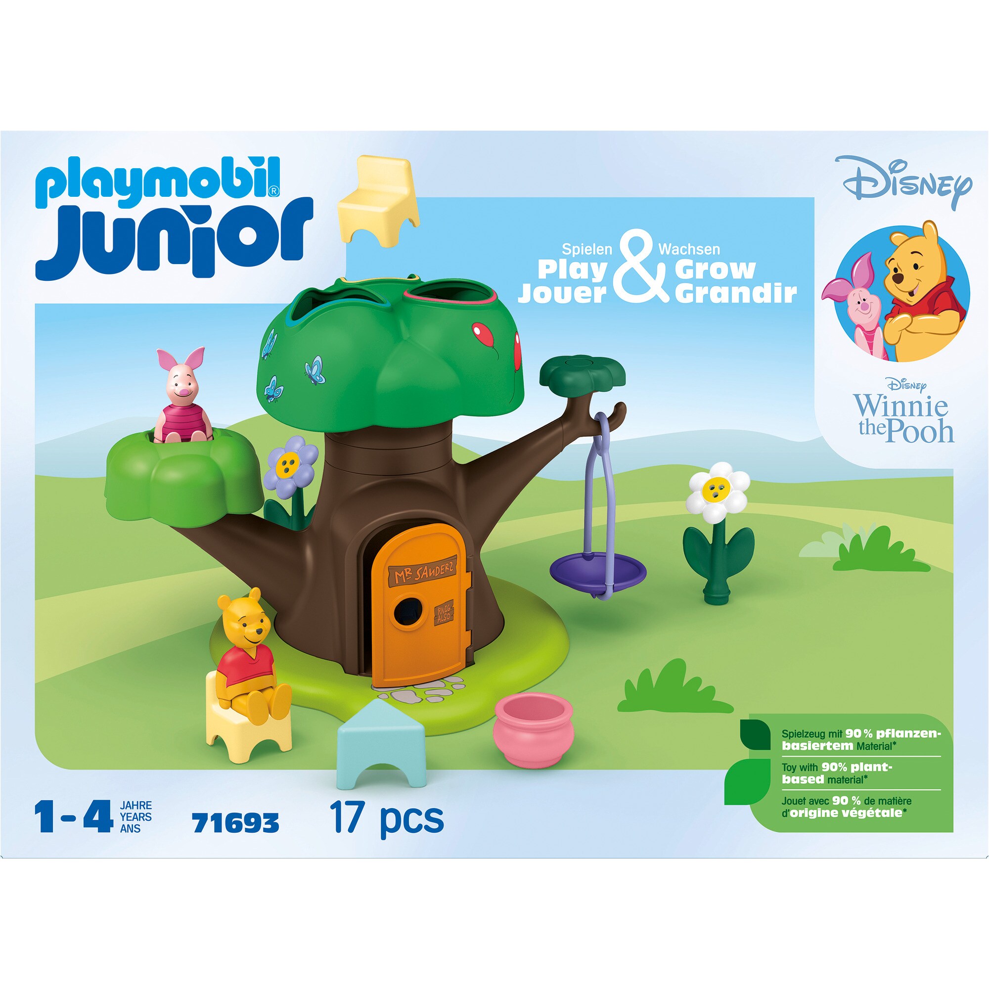 PLAYMOBIL Konstruktionsspielzeug Junior & Disney: Winnies & Ferkels Baumhaus