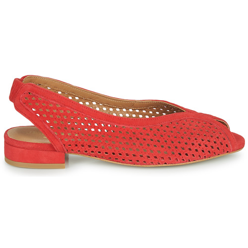 JB Martin - LOUISEE - CHEVRE VELOURS PERFO ROUGE