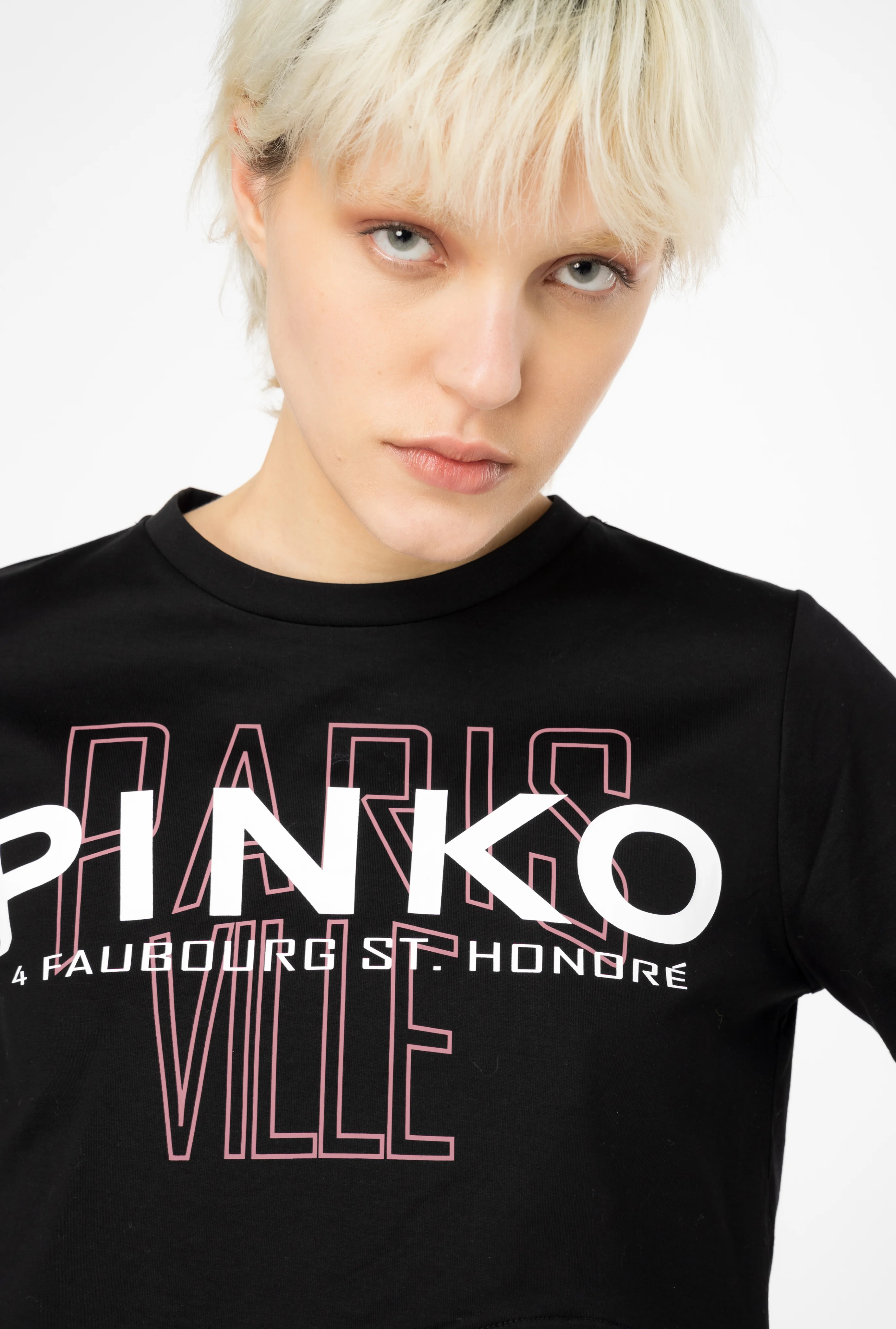 T-shirt pinko cities | Noir