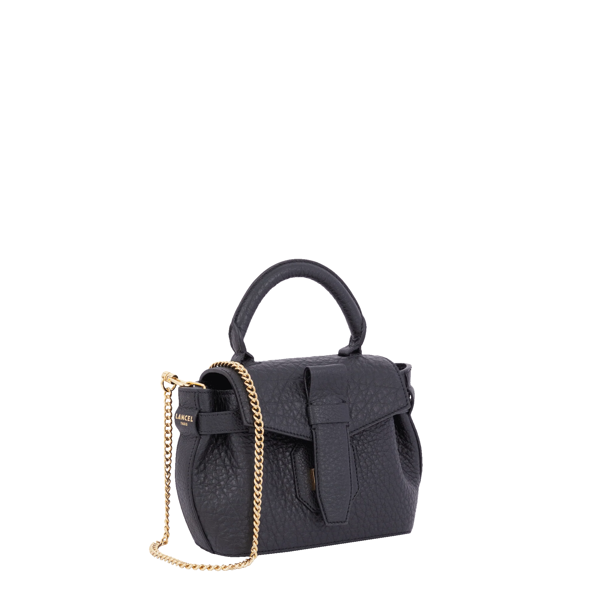 Mini sac porté main Charlie de Lancel-Noir