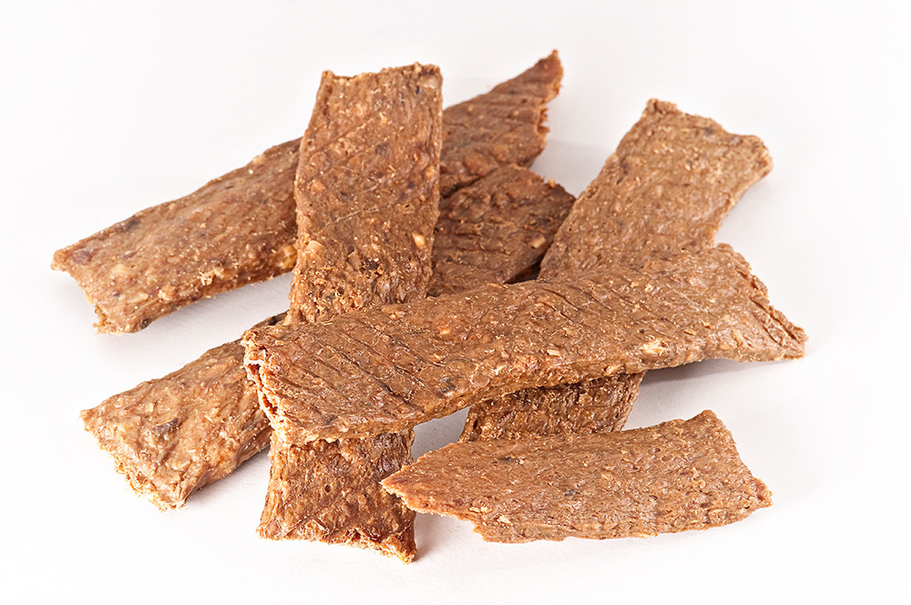 Snack pour chien - lanières de viande lapin - fleischstreifen kaninchen - 100g