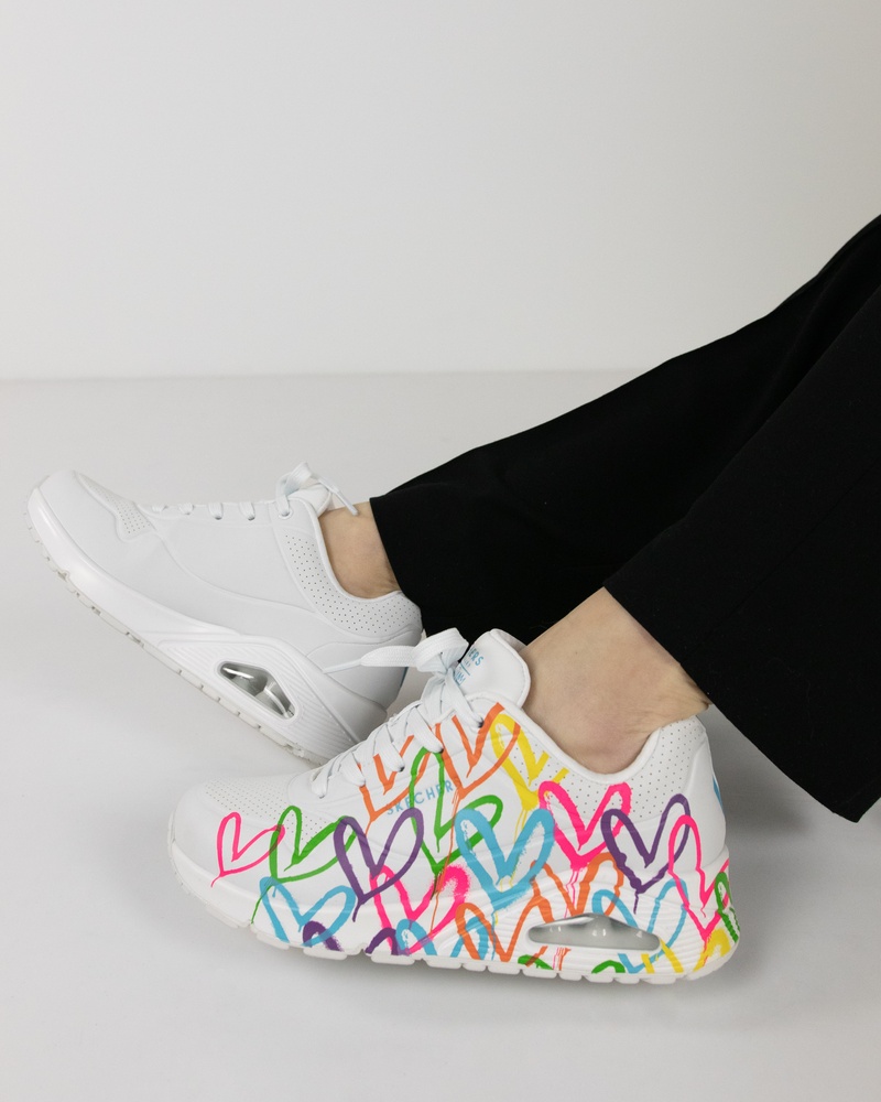Skechers Uno Love Lage sneakers  - wit