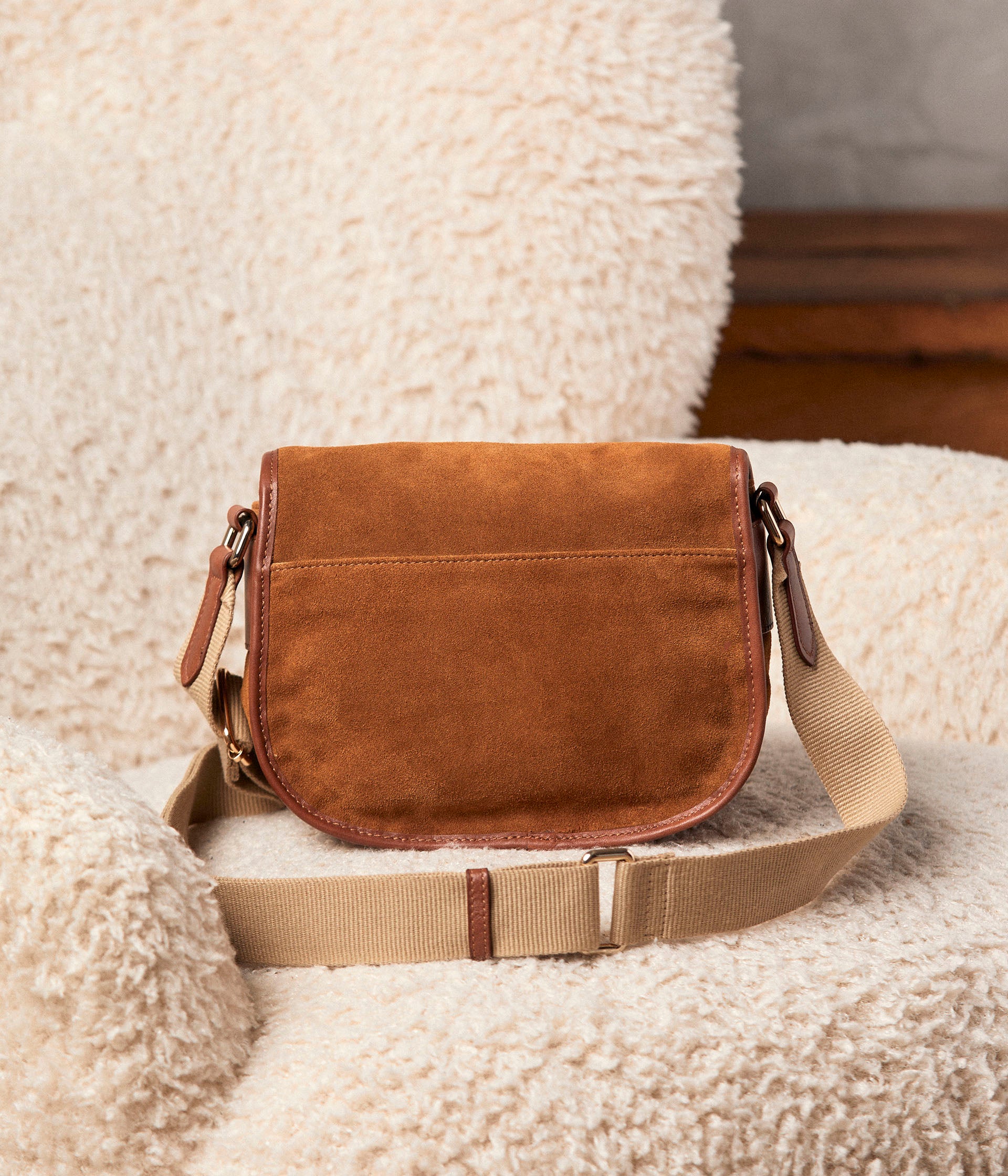 Sac cuir velours Antsa
