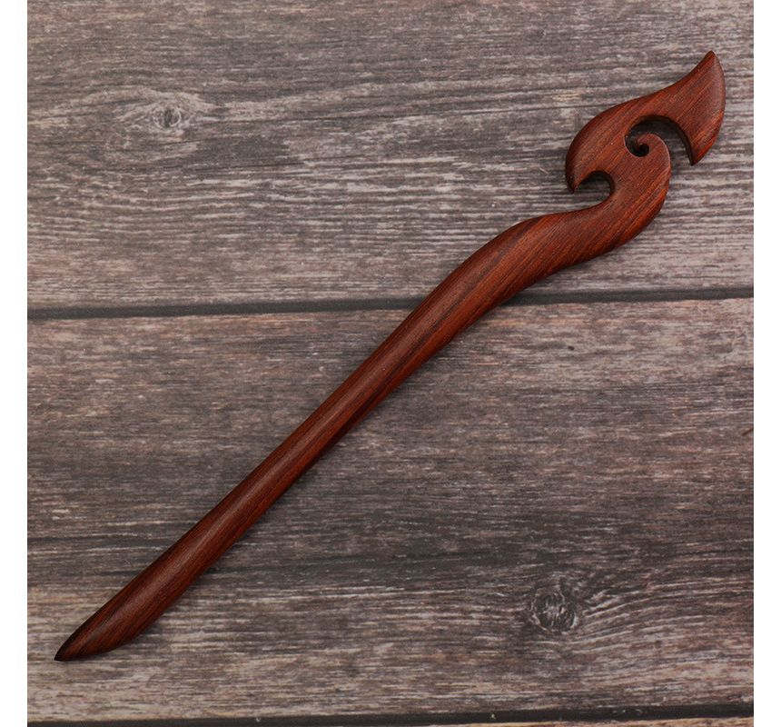 Vaje - Gegraveerde houten haarstok (verschillende ontwerpen)